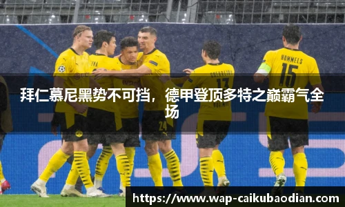 拜仁慕尼黑势不可挡，德甲登顶多特之巅霸气全场